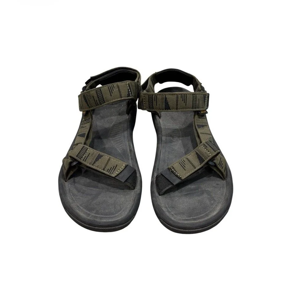 Teva Hurricane XLT2 Hiking Sandals Men 8 Chara Dark Olive Green Hook & Loop